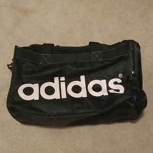 Adidas Gym Bag Black with Light Pink Logo